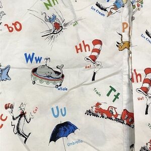 Pottery Barn Kids Dr. Seuss Alphabet Crib Sheet